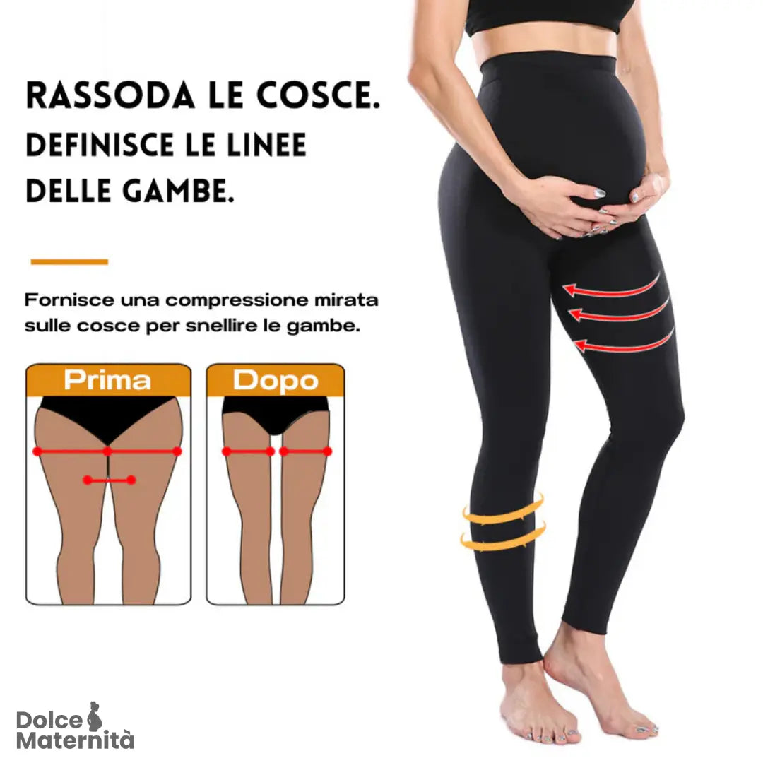 Dolce Maternità™ – Leggings Premaman Evolutivi